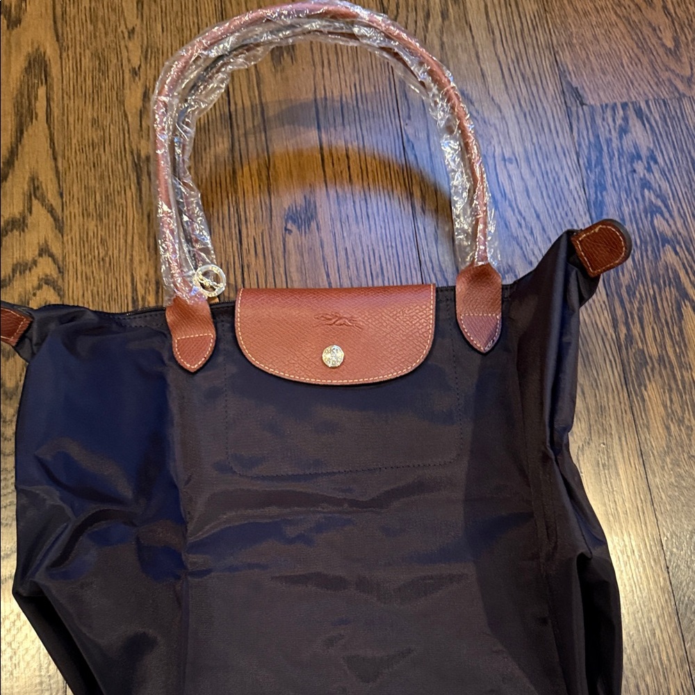 Elegant Black and Brown Tote Bag